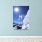 Jumping in Snake Creek Canyon von Clayton Leinwanddruck (Insitu (Holzboden))