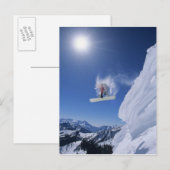 Jumping in Snake Creek Canyon von Clayton Postkarte (Vorne/Hinten)