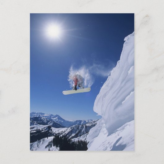 Jumping in Snake Creek Canyon von Clayton Postkarte (Vorderseite)