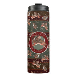 Jumping Jackalope Hoppy Holidays Thermosbecher