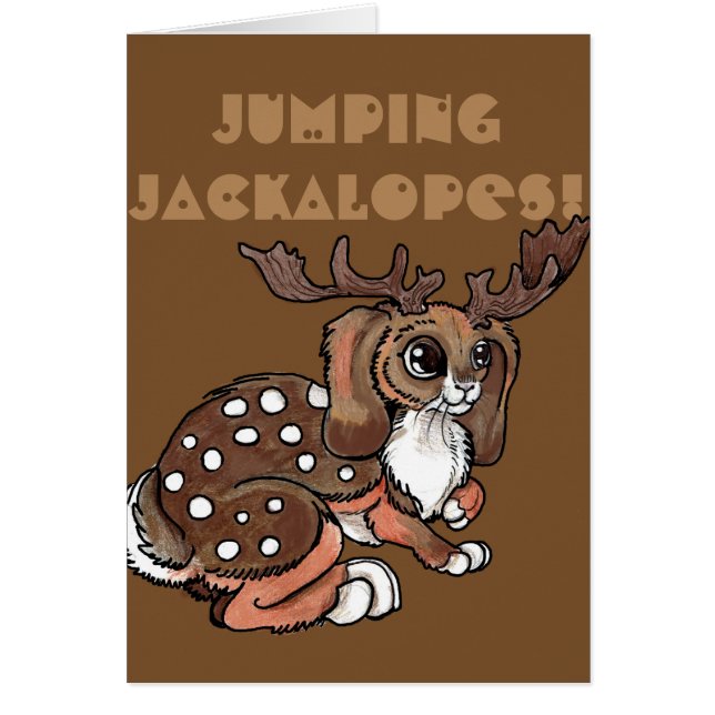 Jumping Jackalopes! Blank anpassbar (Vorne)