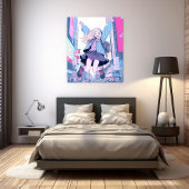 Jumping JK アートパネル|寿司娘 Art Panel GenerativeAI Leinwanddruck