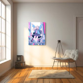 Jumping JK アートパネル|寿司娘 Art Panel GenerativeAI Leinwanddruck