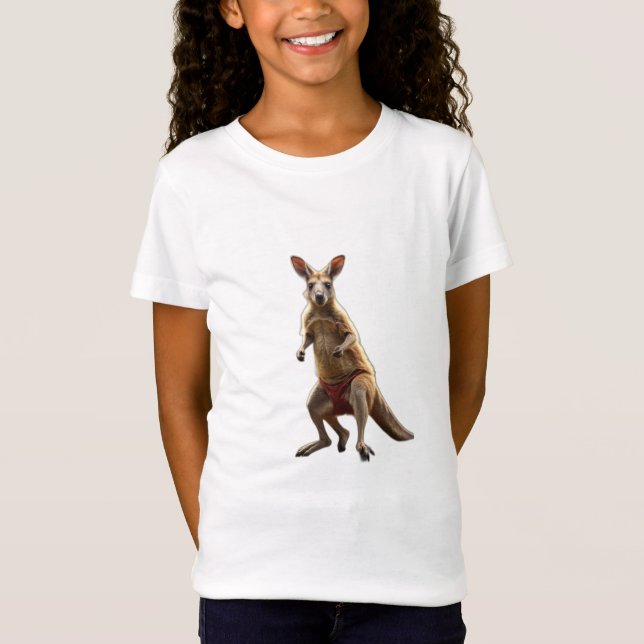 Jumping Joey: Spielerische Kangaroo T - Shirt Desi (Vorderseite)