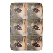 "Jumping Joy: The Animated Elephants' Leap" Badematte (Vorderseite Vertikal)