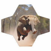 "Jumping Joy: The Animated Elephants' Leap" Fußball (Flach)