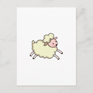 JUMPING LAMB POSTKARTE