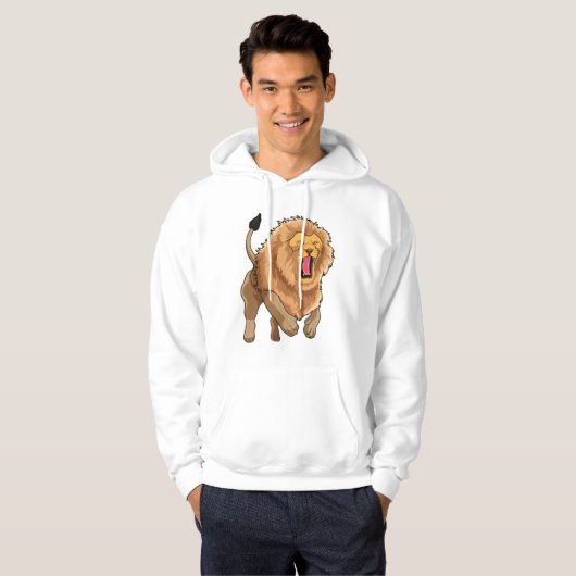 Jumping Lion Hoodie (Vorne ganz)