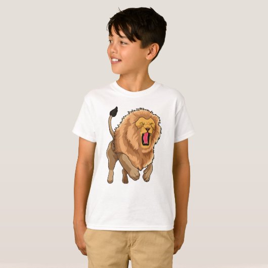 Jumping Lion T-Shirt (Vorne ganz)