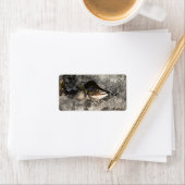 Jumping Lmon Adressaufkleber (Insitu)