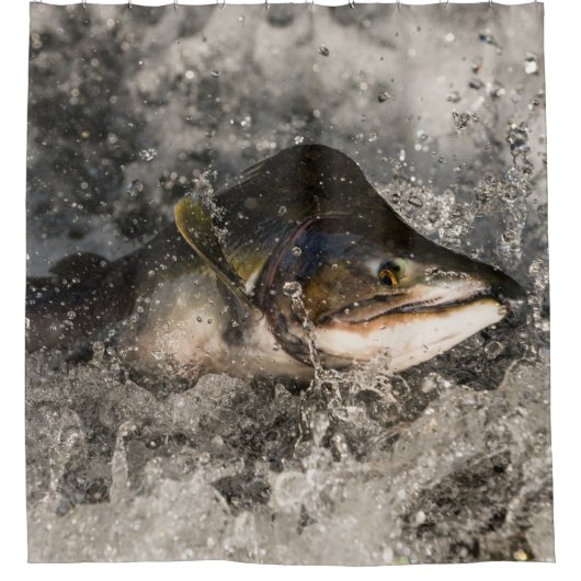 Jumping Lmon Duschvorhang (Vorderseite)