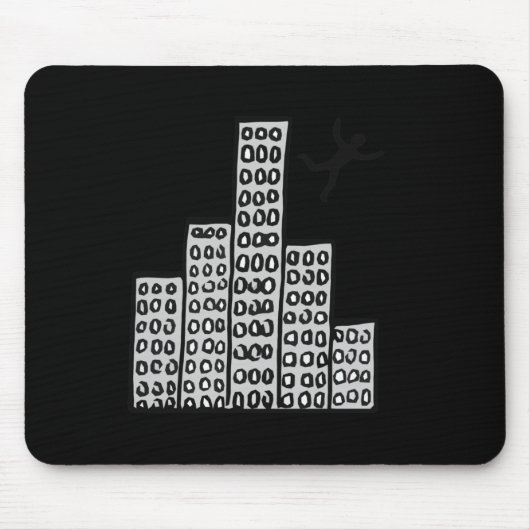 Jumping mit Freude Mousepad (Vorne)