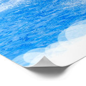 Jumping Orca Whale Poster (Ecke)