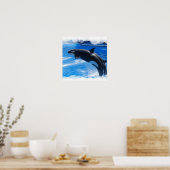 Jumping Orca Whale Poster (Küche)