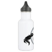 Jumping Out ~ Pferd und Schmetterling Trinkflasche (Links)