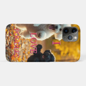 Jumping Poodle Puppies Case-Mate iPhone Hülle (Rückseite (Horizontal))