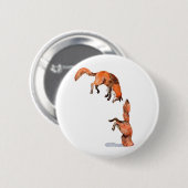 Jumping Red Fox Button (Vorne & Hinten)