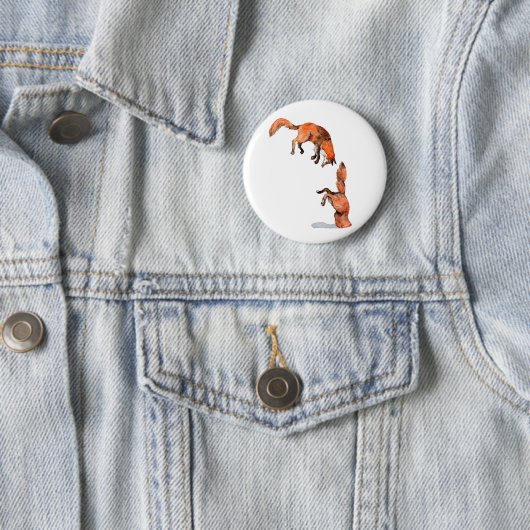 Jumping Red Fox Button (Beispiel)