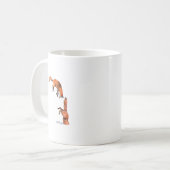 Jumping Red Fox Kaffeetasse (Vorderseite Links)