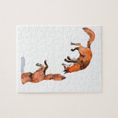 Jumping Red Fox Puzzle (Horizontal)