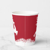 Jumping Rentier-Becher für benutzerdefiniertes Pap Pappbecher (Rechts)