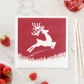 Jumping Rentier Papierservietten (Beispiel)