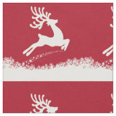 Jumping Rentier-Sondergewebe Stoff (Nahaufnahme)