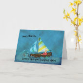 Jumping Ship? Ruhestand Karte (Gelbe Blume)