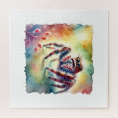 Jumping Spider 170624AREF114 - Watercolor Puzzle (Horizontal)