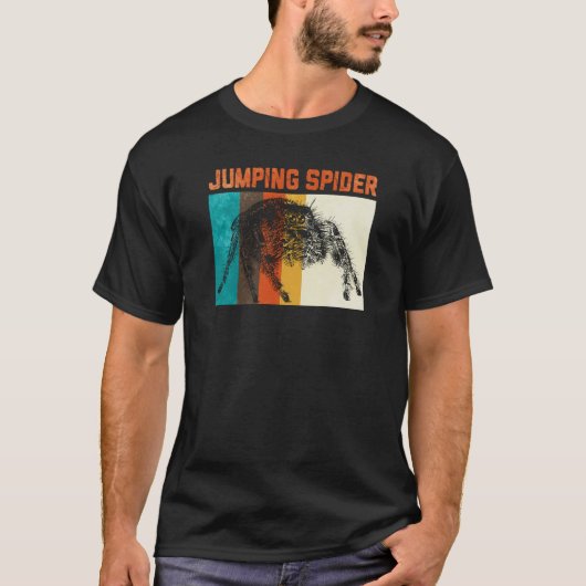 Jumping Spider Animal Swea T-Shirt (Vorderseite)