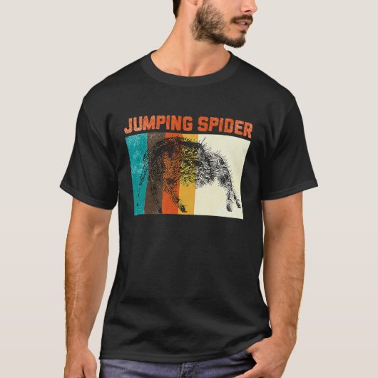 Jumping Spider Animal T-Shirt (Vorderseite)