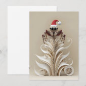 Jumping Spider Christmas Cards Feiertagskarte (Vorne/Hinten)