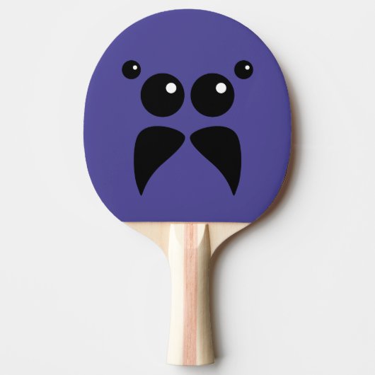 Jumping Spider Face Ping Pong Paddle Tischtennis Schläger (Vorderseite)