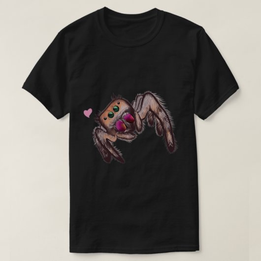 Jumping Spider Liebe 3 T-Shirt (Design vorne)