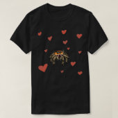 Jumping Spider Liebe T-Shirt (Design vorne)