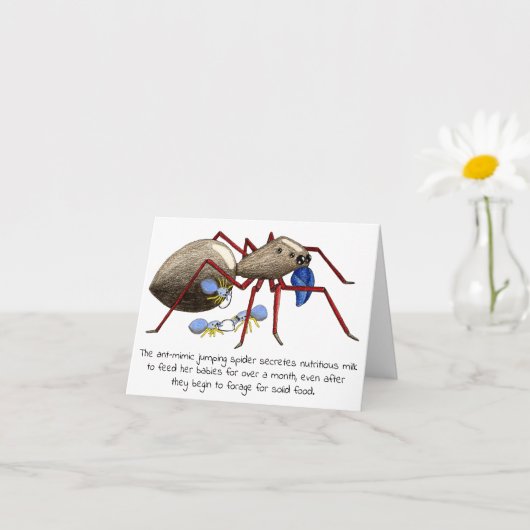 Jumping Spider Mother's Day Card Karte (Kleines Gewächs)