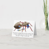 Jumping Spider Mother's Day Card Karte (Vorderseite)