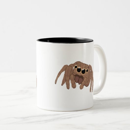 Jumping Spider Tasse (VorderseiteRechts)