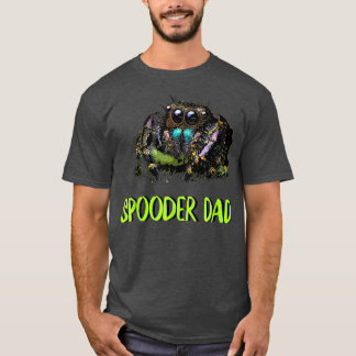 Jumping Spider Vater, Spooder Vater, Väter Day Men T-Shirt