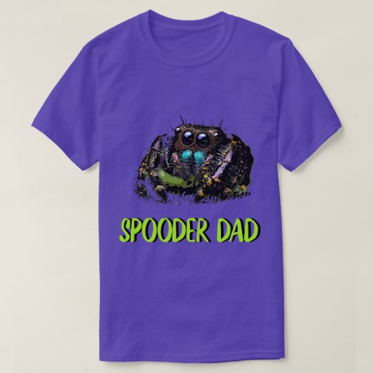Jumping Spider Vater Spooder Vater Väter Day Mens T-Shirt (Design vorne)