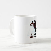 "Jumping the Broom" Kaffee-Tasse Kaffeetasse (Vorderseite Links)