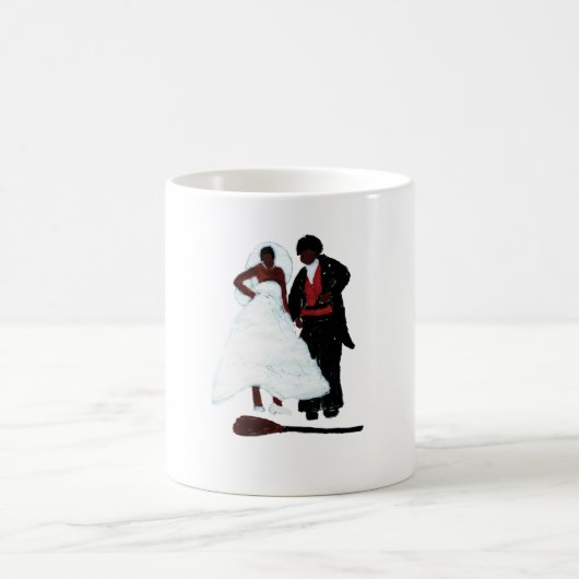 "Jumping the Broom" Kaffee-Tasse Kaffeetasse (Mittel)