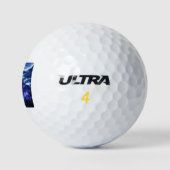 Jumping through Space - Motocross Rider Golfball (Logo)