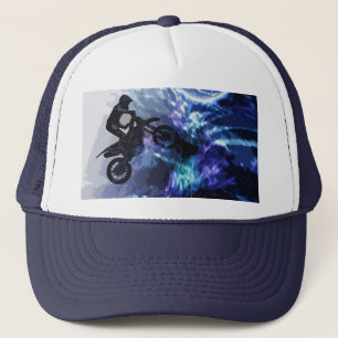 Jumping through Space - Motocross Rider Truckerkappe