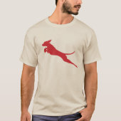 Jumping Vizsla Sweatshirt T-Shirt (Vorderseite)