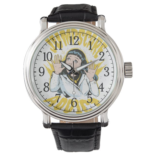  Jumpscare Addict  Armbanduhr (Vorderseite)