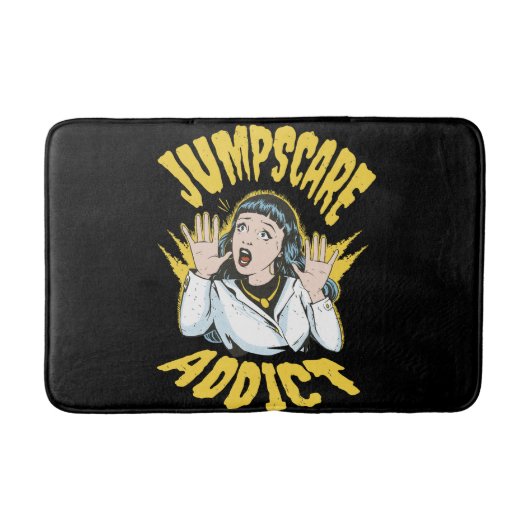 Jumpscare Addict Badematte (Vorderseite)