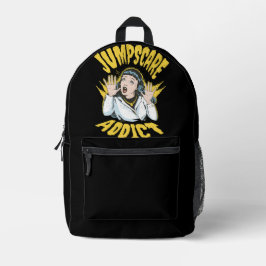 Jumpscare Addict  Bedruckter Rucksack