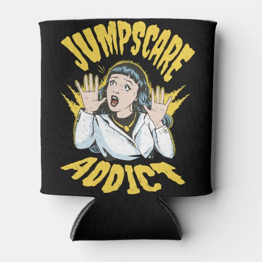 Jumpscare Addict Dosenkühler (Vorderseite)