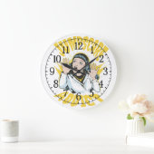 Jumpscare Addict Große Wanduhr (Zuhause)
